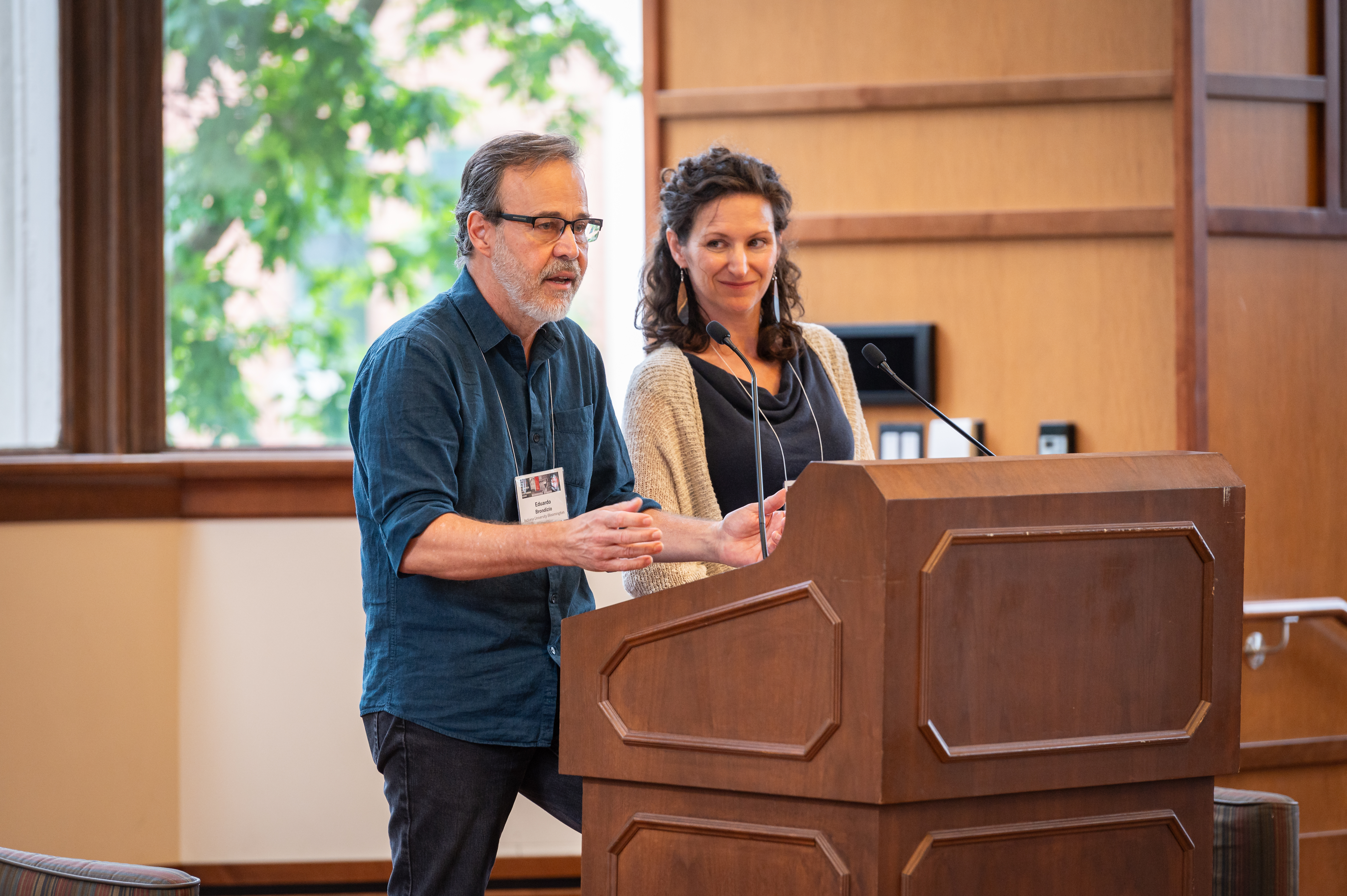 Eduardo Brondizio and Jessica Steinberg